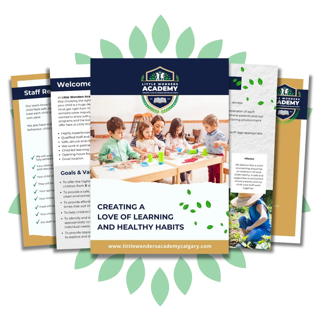 Little Wonders Academy Parent Pack guide preview